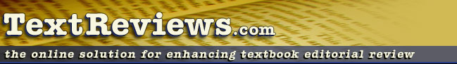 TextReviews.com - the online solution for enhancing textbook editorial review